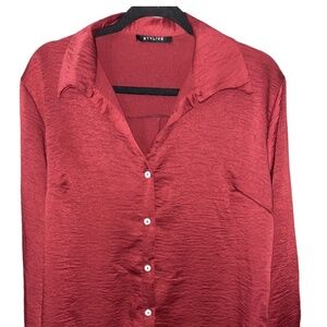 Stylive Red Button Up